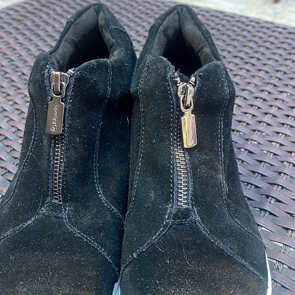 Womens BLONDO Glenda Black Suede Waterproof Zip Up Boots / Size 8.5 m - Picture 5 of 10